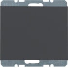 HAGER - Placa ciega con bastidor K1 antracita