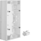 HAGER - Zócalo 2 elementos horizontal K1 blanco polar