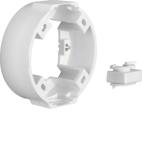 HAGER - Zócalo para 1 elemento 1930 blanco polar