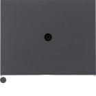 HAGER - Placa central para bastidor K1 antracita