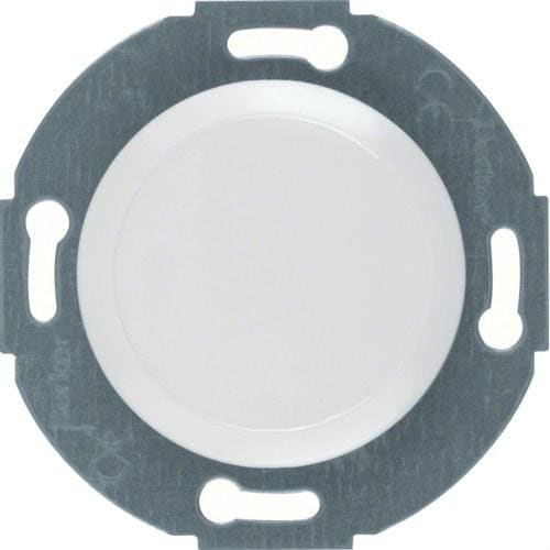 HAGER - Placa ciega nostalgia blanco polar