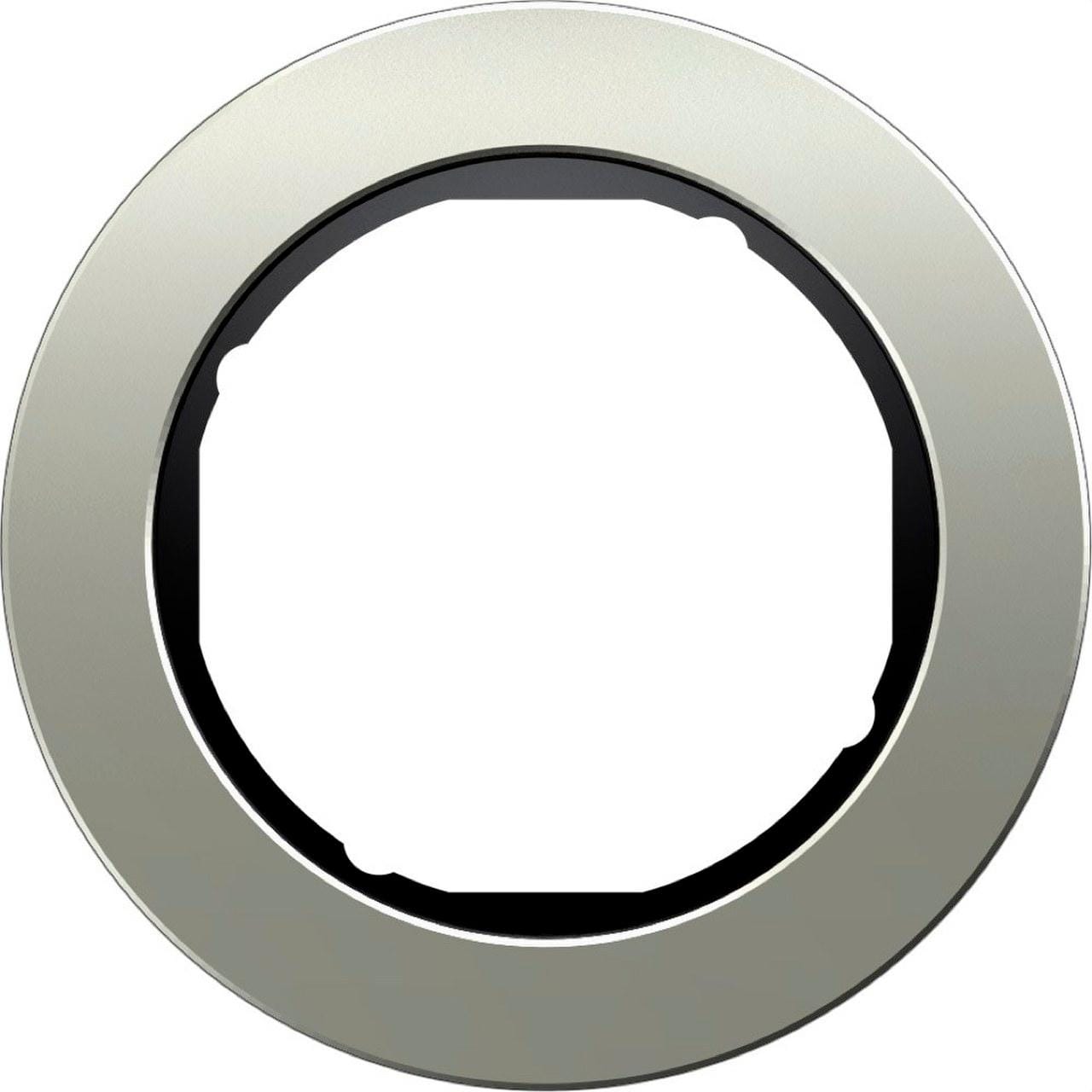 HAGER - Marco R.CLASSIC acero con 1 elemento negro