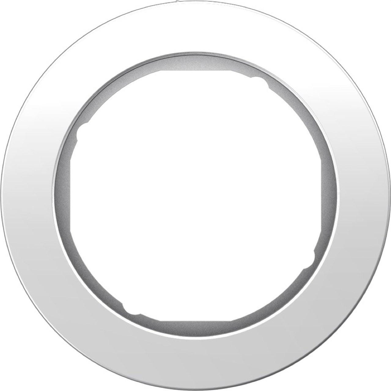 HAGER - Marco R.CLASSIC con 1 elemento blanco polar brillo