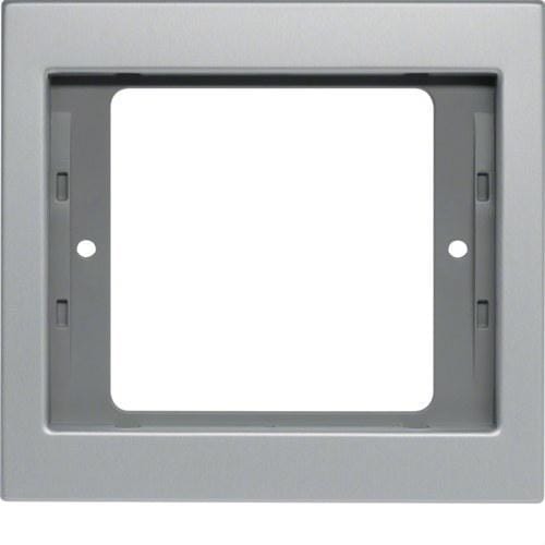 HAGER - Marco con 1 elemento K5 aluminio