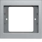 HAGER - Marco con 1 elemento K5 aluminio