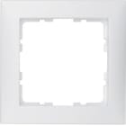 HAGER - Marco 80x80 con 1 elemento S1 blanco polar