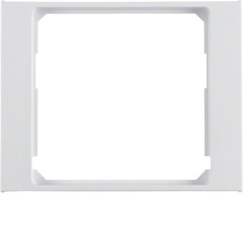 HAGER - Marco intermedia para placa BERKER K1 blanco polar