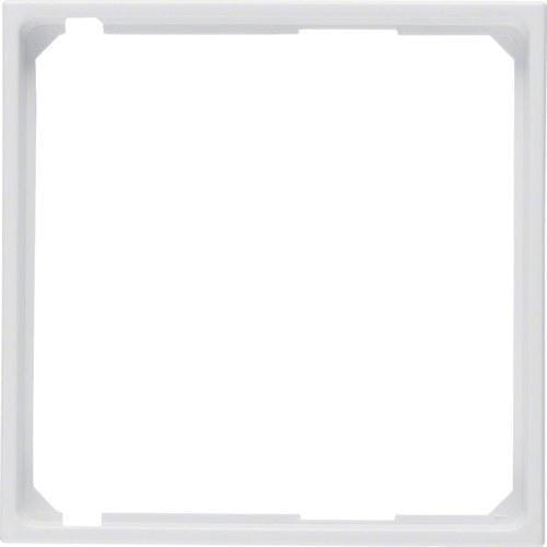 HAGER - Placa acoplamiento S1/B1/B3/B7 blanco polar