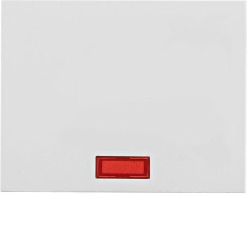 HAGER - Tecla con lente para interruptor K1 blanco polar