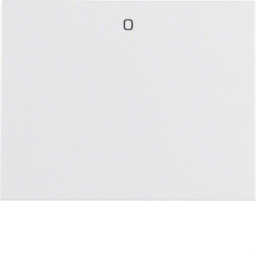 HAGER - Tecla bipolar/tripolar para interruptor K1 blanco polar