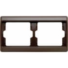 HAGER - Marco con 2 elementos horizontal ARSYS blanco