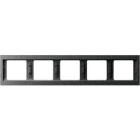 HAGER - Marco con 5 elementos horizontales K1 blanco polar