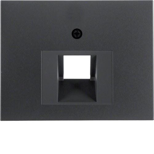 HAGER - TAPA TOMA TELF./RED K.X ANTRACITA