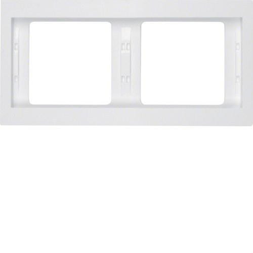 HAGER - MARCO 2 ELEM.HORIZONTAL K1 BL.POLAR