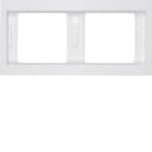 HAGER - MARCO 2 ELEM.HORIZONTAL K1 BL.POLAR