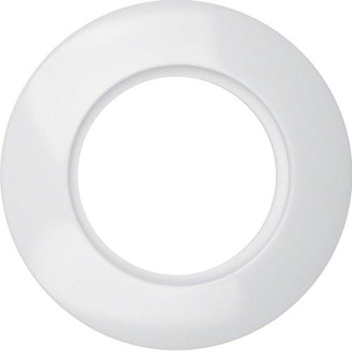 HAGER - Marco con 1 elemento 1930 blanco polar