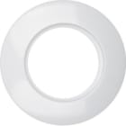 HAGER - Marco con 1 elemento 1930 blanco polar