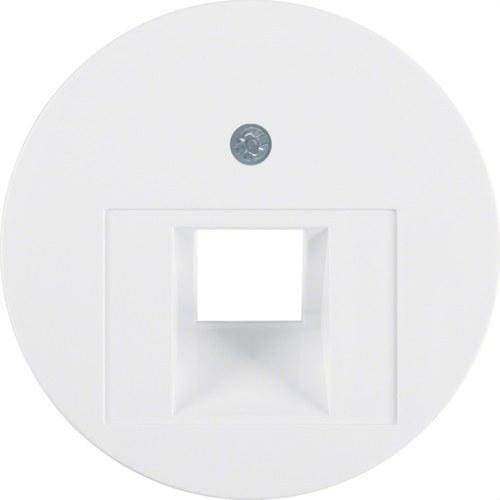 HAGER - Tapa FCC RCLASSIC blanco polar brillo