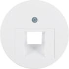 HAGER - Tapa FCC RCLASSIC blanco polar brillo