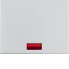 HAGER - Tecla con lente para interruptor K5 aluminio