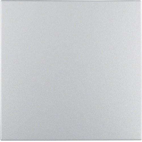 HAGER - Tecla sin lente para mecanismo simple B1 aluminio
