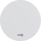 HAGER - Tecla R1/R3 con símbolo llave blanco polar brillo