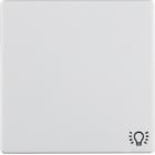 HAGER - Tecla Q.1 con inscripción luz blanco polar