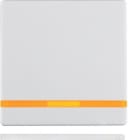 HAGER - Tecla Q.1 con lente blanco polar