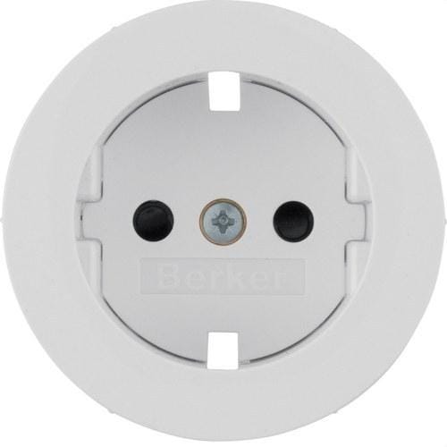 HAGER - Tapa schuko RX protección infantil blanco polar