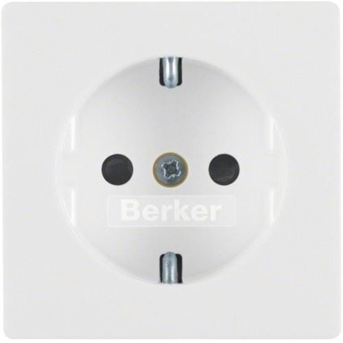 HAGER - Tapa schuko QX protección infantil blanco polar