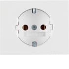 HAGER - Tapa schuko K1 protección infantil blanco polar