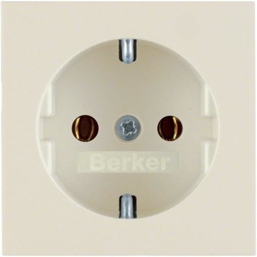 HAGER - Tapa schuko S/B protección infantil blanco brillo