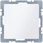 HAGER - Placa ciega Q.1 con garra s blanco polar