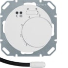 HAGER - Termostato contacto NA R1/R3 para suelo radiante R.1/R.3 blanco polar brillo