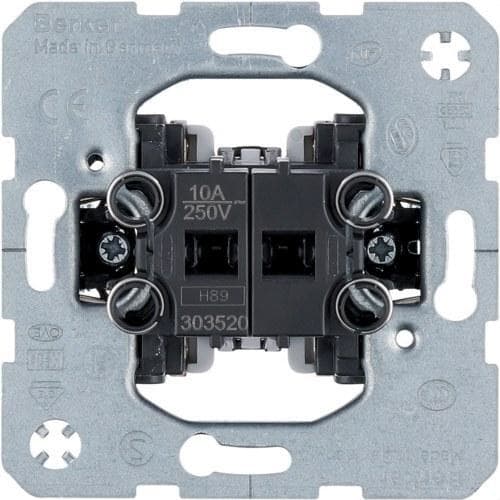 HAGER - Doble interruptor con enclavamiento persianas basculantes 10/250