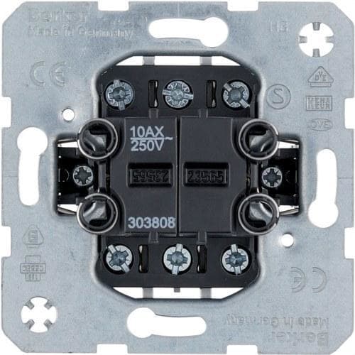 HAGER - Mecanismo conmutador doble 10A/250V