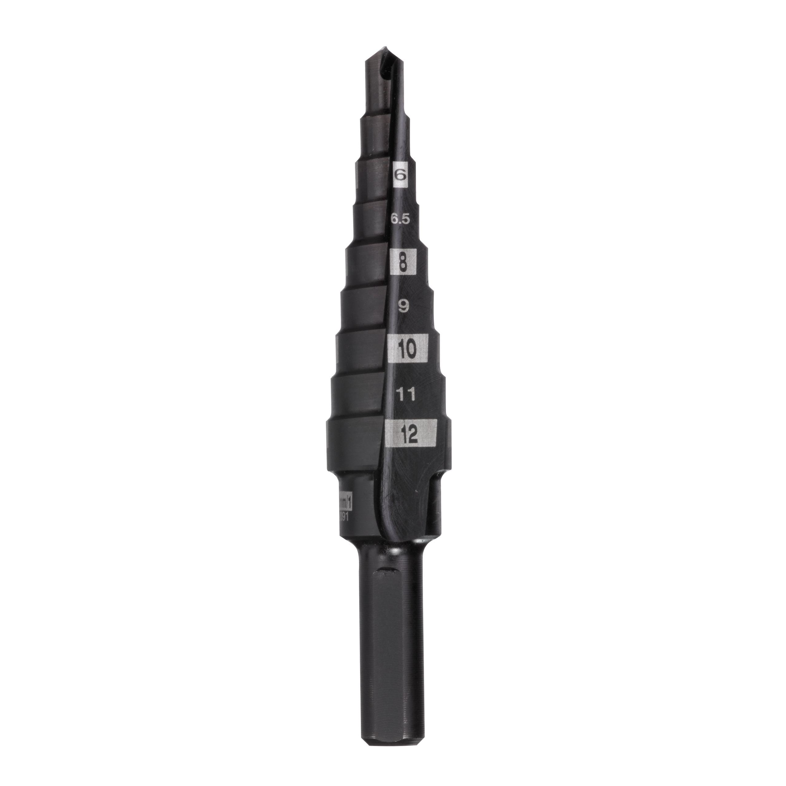 MILWAUKEE - BROCA ESCALONADA 4 A 12MM - PASO DE 1MM