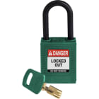 BRADY - NYL-GRN-38PL-KD SAFEKEY PADLOCKS - NYLON