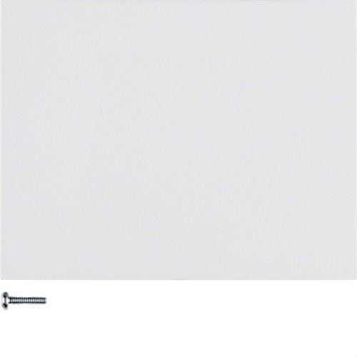 HAGER - Tecla simple AM K1 blanco polar brillo