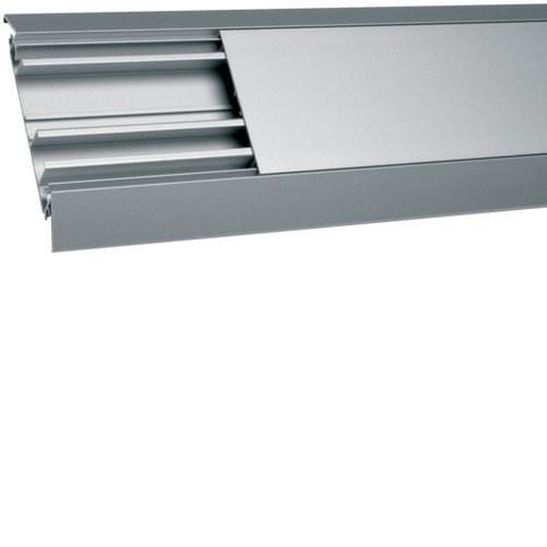 HAGER - Salvacables 18x125mm con 2 compartimentos aluminio