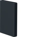HAGER - Tapa final PC-ABS para canal BRP 65x100 RAL9011
