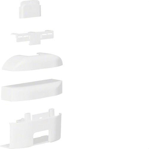 HAGER - Derivación T giro puerta para 12x20 ATEHA blanco nieve