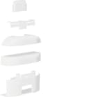 HAGER - Derivación T giro puerta para 12x20 ATEHA blanco nieve