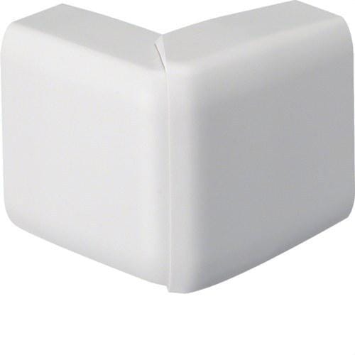 HAGER - �?ngulo exterior variable para 12x30mm ATEHA blanco nieve