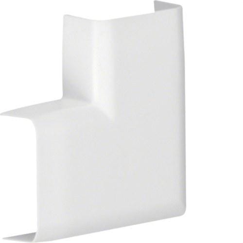 HAGER - �?ngulo plano para 12x30mm ATEHA blanco nieve