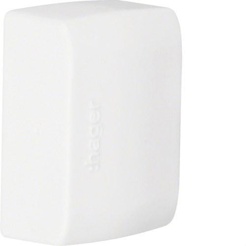 HAGER - Tapa final para 12x30 ATEHA blanco nieve
