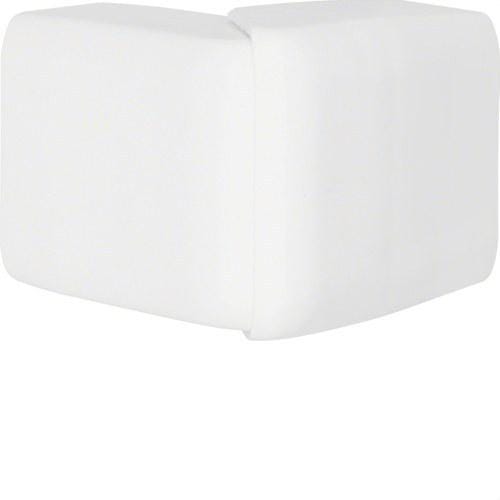 HAGER - �?ngulo exterior variable para 16x30mm ATEHA blanco nieve