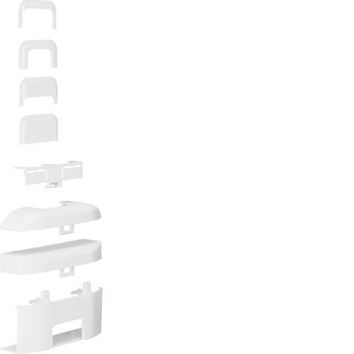 HAGER - Derivación T giro puerta para 16x30 ATEHA blanco nieve