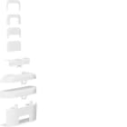 HAGER - Derivación T giro puerta para 16x30 ATEHA blanco nieve