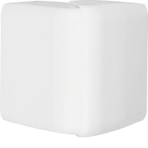 HAGER - �?ngulo exterior variable para 20x50mm ATEHA blanco nieve